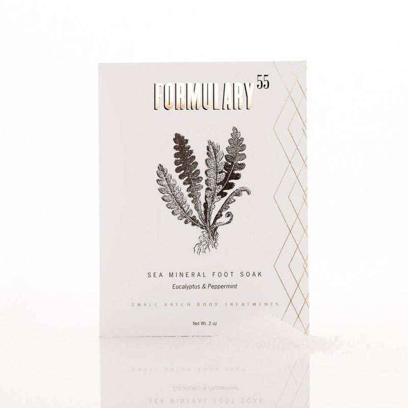 PEPPERMINT & EUCALYPTUS FOOT SOAK - Bath & BeautyFormulary 55