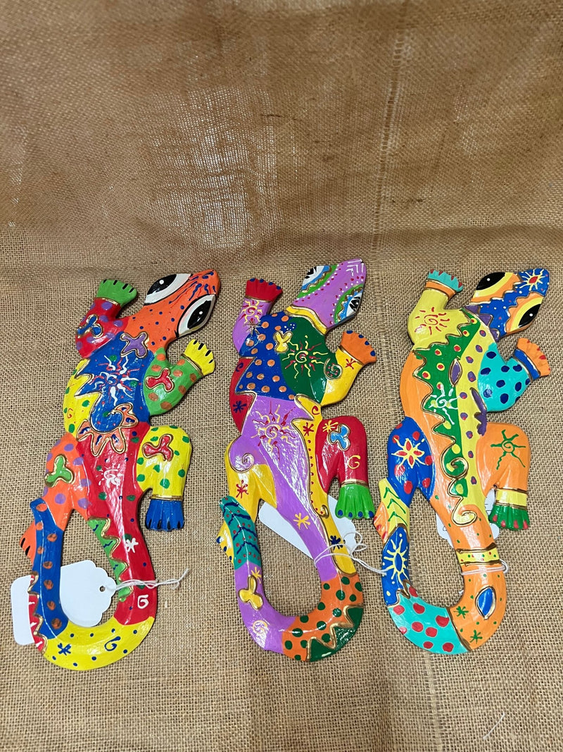 Picasso Gecko - Available in Two Sizes - Wall DecorWorld Shells Imports