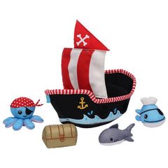 Pirate Ship Floating Fill n Spill Bath Toy - ToysManhattan Toy Co.