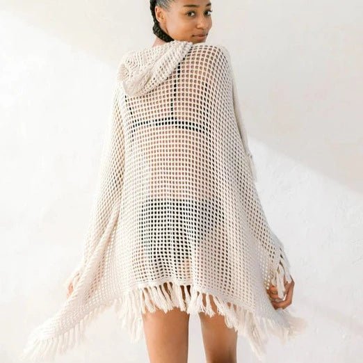 Playa Hoodie Poncho - Available in three colors - ApparelMer - Sea