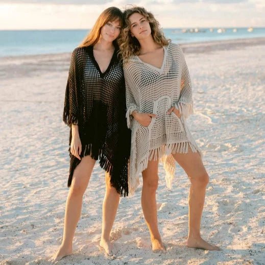 Playa Hoodie Poncho - Available in three colors - ApparelMer - Sea