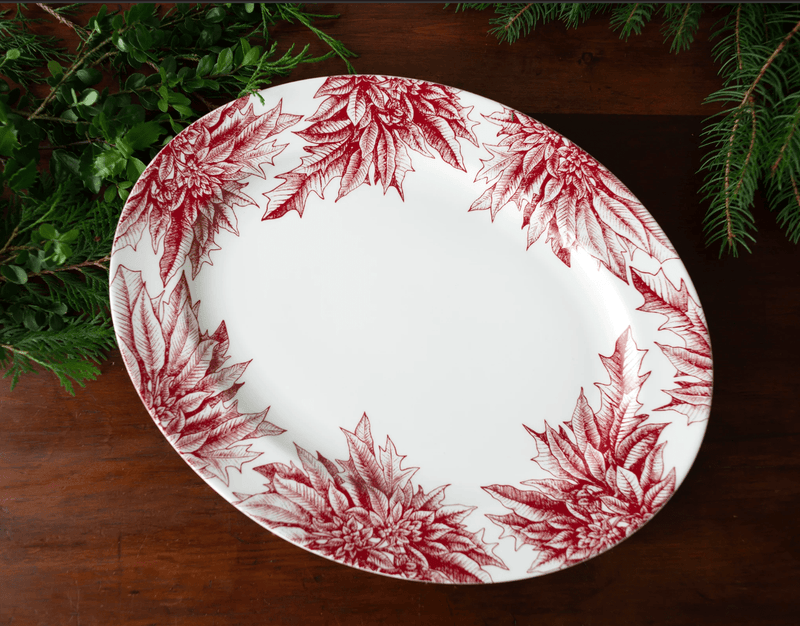 Poinsettia Dinnerware & Serving Pieces - DishesCaskata