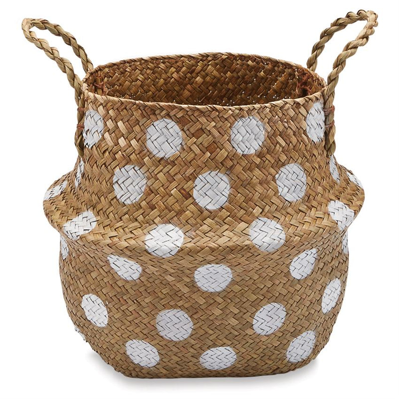 Polka Dot Collapsible Basket - Accent DecorMud Pie