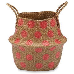 Polka Dot Collapsible Basket - Accent DecorMud Pie