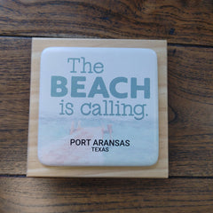 Port Aransas Block with Tile - Accent DecorDemdaco