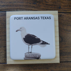 Port Aransas Block with Tile - Accent DecorDemdaco