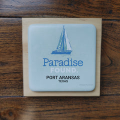 Port Aransas Block with Tile - Accent DecorDemdaco