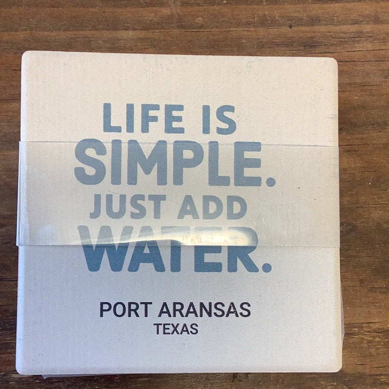 Port Aransas Coasters - Set of 4 - DecorDemdaco