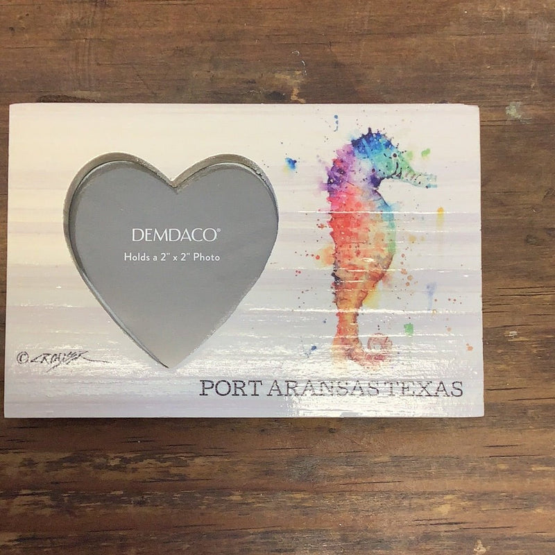 Port Aransas Heart Frame Magnet - Picture FrameDemdaco