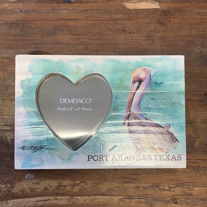 Port Aransas Heart Frame Magnet - Picture FrameDemdaco