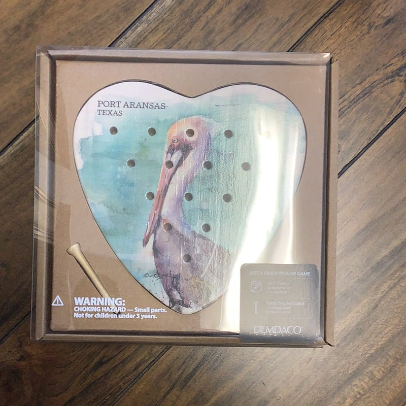 Port Aransas Heart Shaped Peg Game - Demdaco