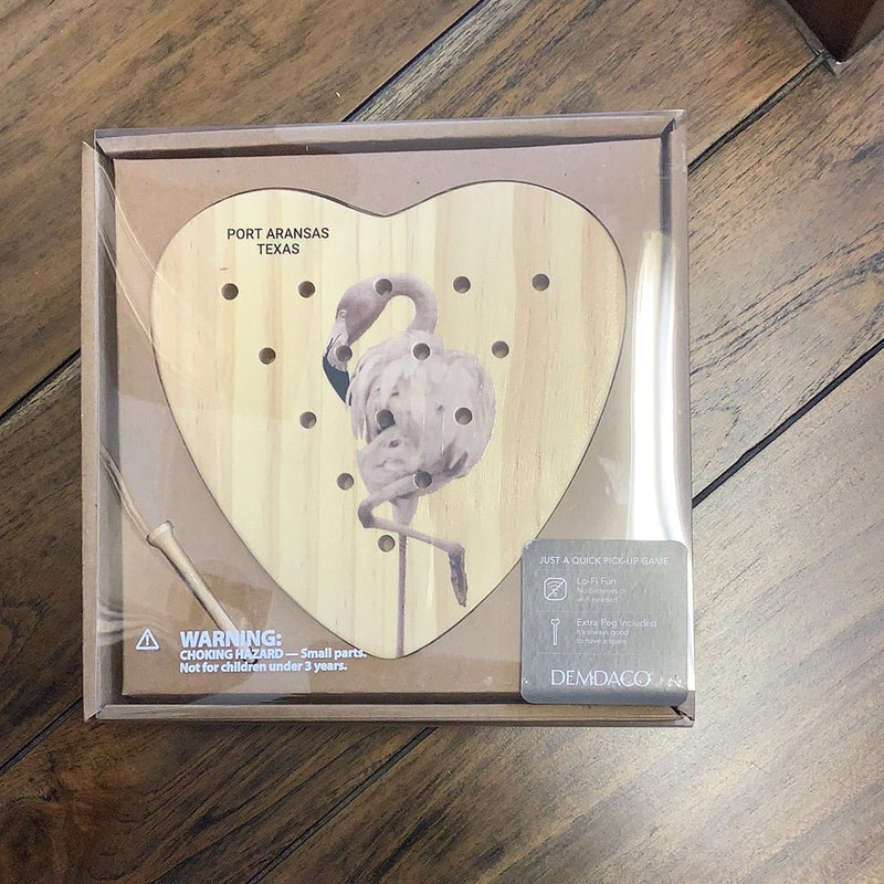 Port Aransas Heart Shaped Peg Game - Demdaco