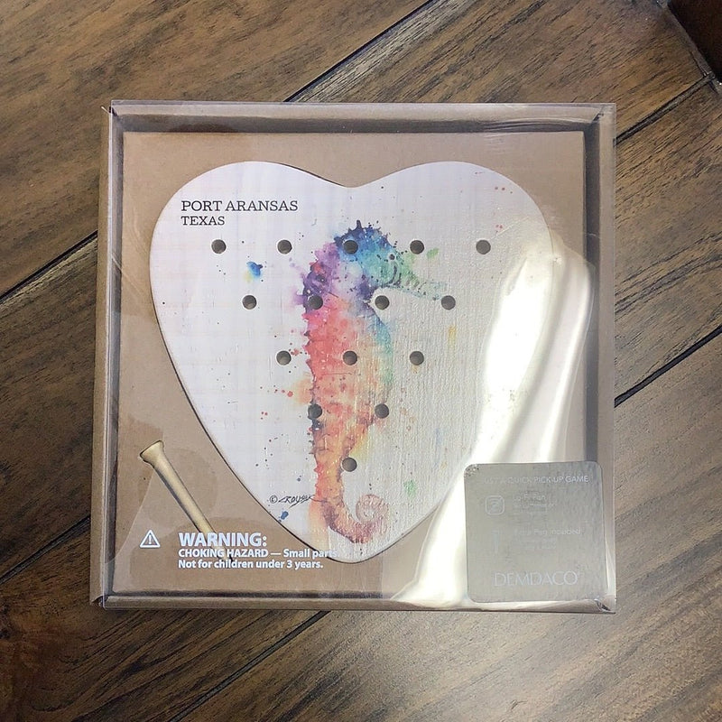 Port Aransas Heart Shaped Peg Game - Demdaco