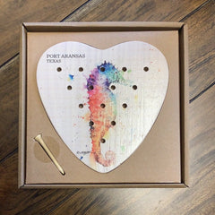 Port Aransas Heart Shaped Peg Game - Demdaco