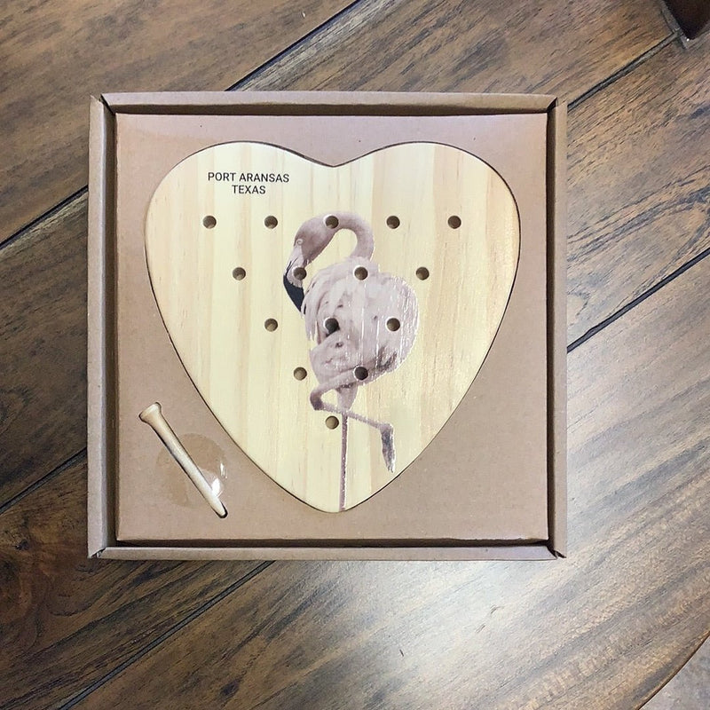 Port Aransas Heart Shaped Peg Game - Demdaco