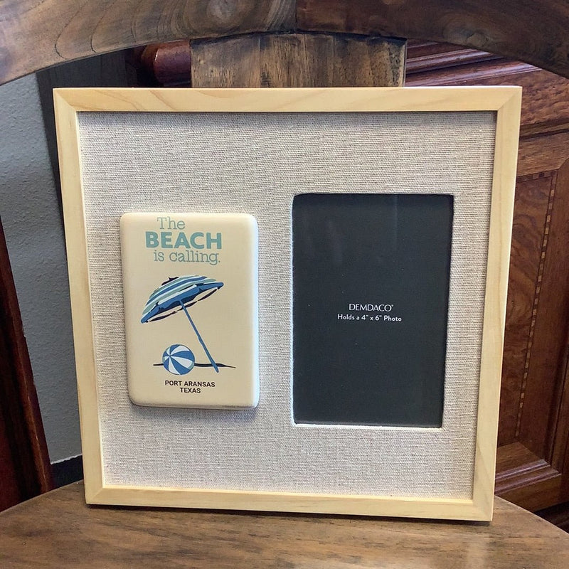 Port Aransas Picture Frame with Tile - Picture FrameDemdaco