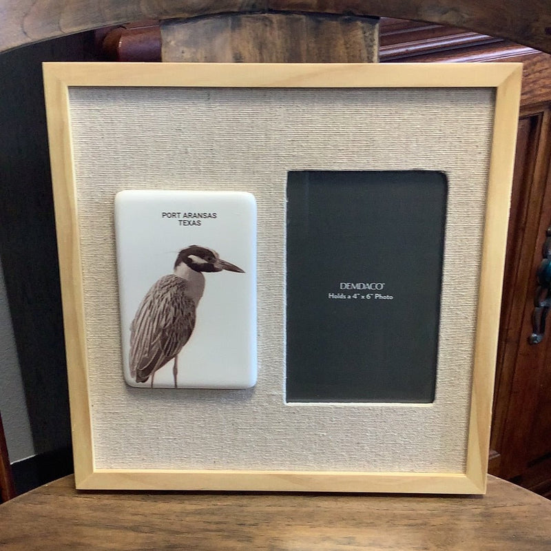 Port Aransas Picture Frame with Tile - Picture FrameDemdaco