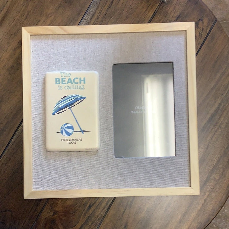 Port Aransas Picture Frame with Tile - Picture FrameDemdaco