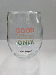 Port Aransas Stemless Wine Glass - Demdaco