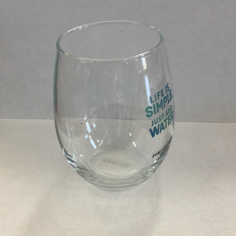 Port Aransas Stemless Wine Glass - Demdaco