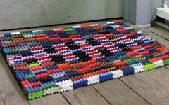 Recycled Flip - Flop Doormat - Two Sizes - accent rugsKalalou