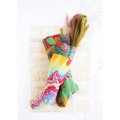 Recycled Kantha Fabric Stocking - ChristmasCreative Co - Op