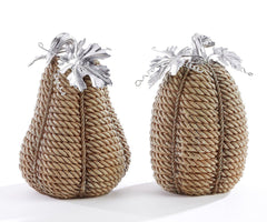 Resin Rope Pumpkin - 3 Designs - Giftcraft Inc.