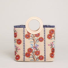 Resort Tote - Oyster Factory Floral Sprigs - Purses & BagsSPARTINA 449