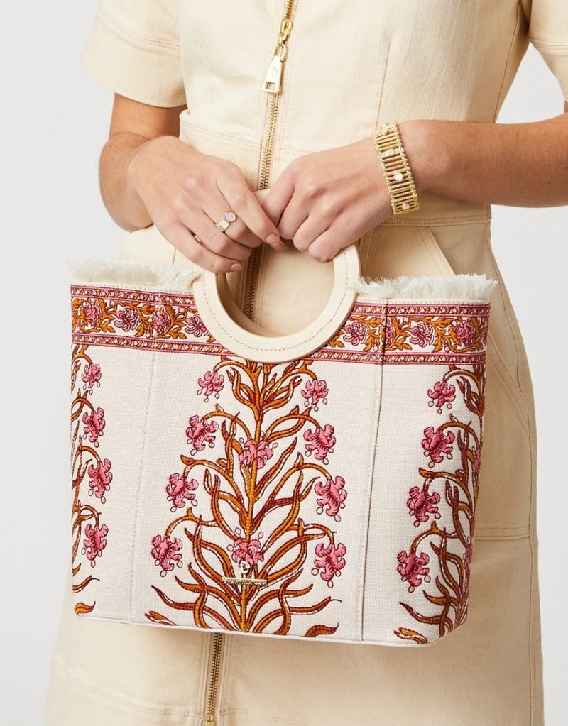 Resort Tote - Pepper Hall Woodblock - Purses & BagsSPARTINA 449