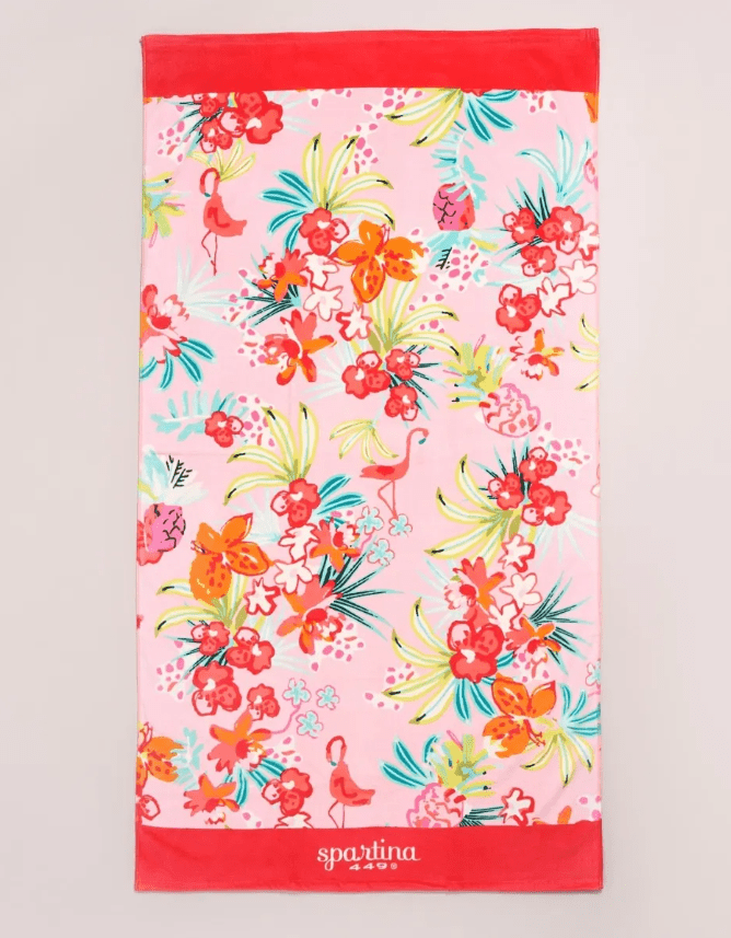 Retreat Beach Towel Flamingo Floral - Soft GoodsSPARTINA 449