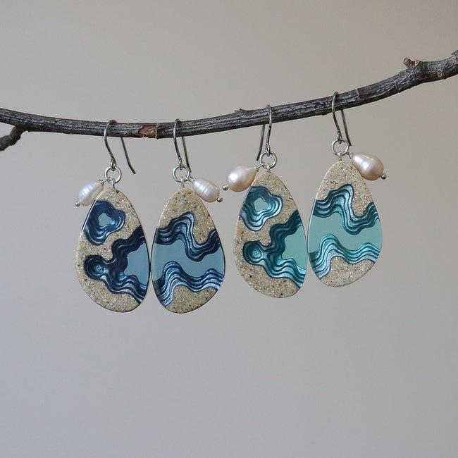 Rockpool Earrings - JewelryBoldB