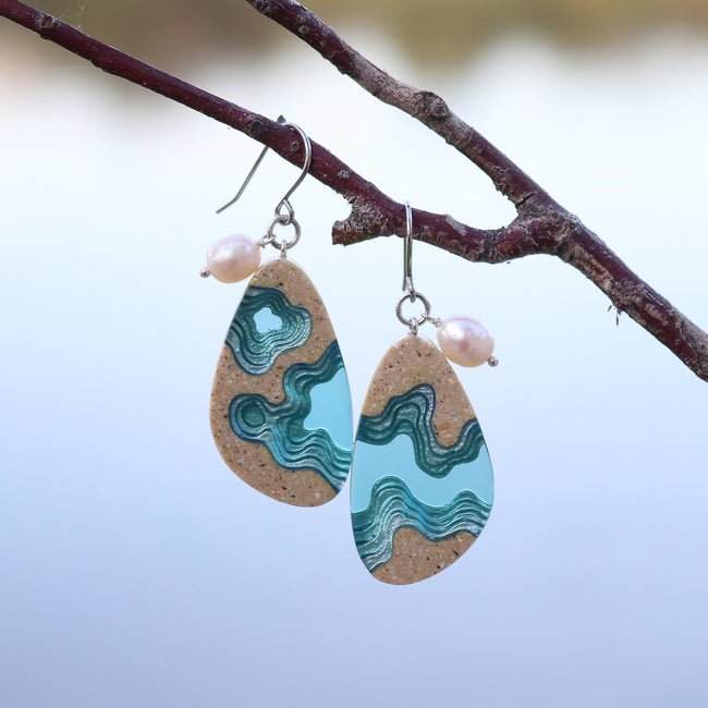 Rockpool Earrings - JewelryBoldB