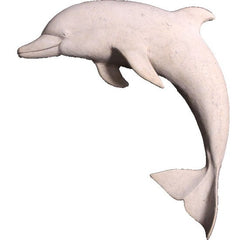 Roman Stone finish Dolphin - Wall DecorNautical Tropical Imports