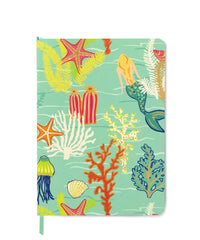 Ruled Notebook - Golden Mermaid 5x7 - stationarySPARTINA 449