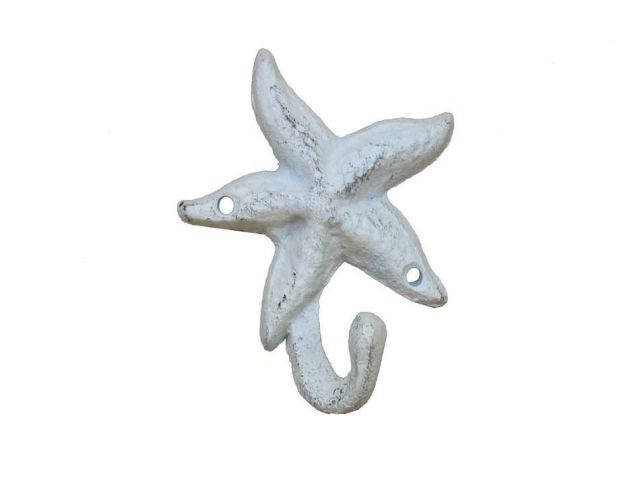 Cast Iron Starfish Hook- Your Color Choice!