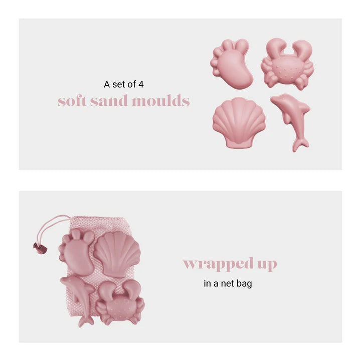 Sand Moulds - Available in Dusty Rose or Duck Egg Blue