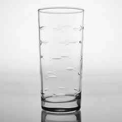 Etched Highball Glass