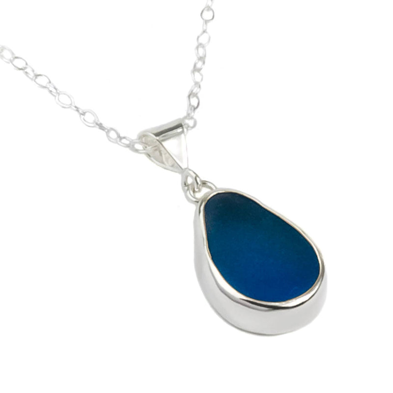 Sea Glass Pendant Baby Splash - JewelryOceano Sea Glass