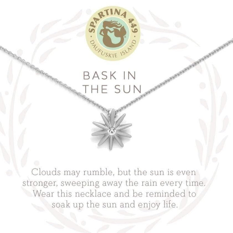 Sea La Vie Necklace - 18" Bask In The Sun - Silver or Gold - JewelrySPARTINA 449