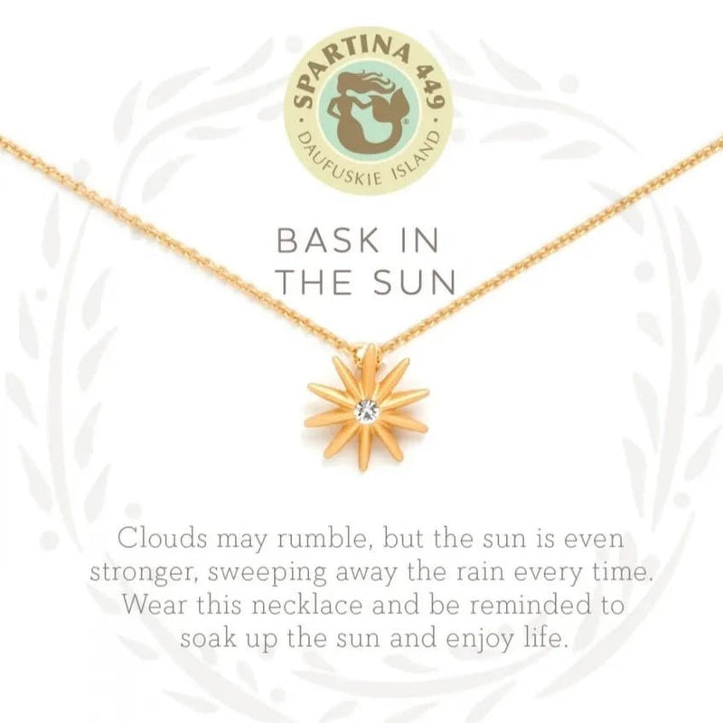 Sea La Vie Necklace - 18" Bask In The Sun - Silver or Gold - JewelrySPARTINA 449