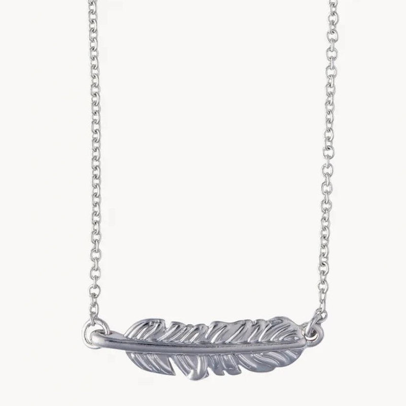 Sea La Vie Necklace 18" Follow Your Dreams/Feather - JewelrySPARTINA 449