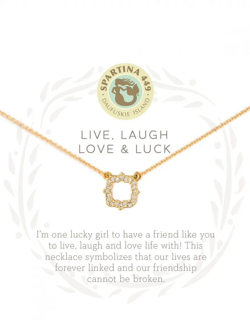 Sea La Vie Necklace 18" - Luck Quatrefoil - NecklacesSPARTINA 449