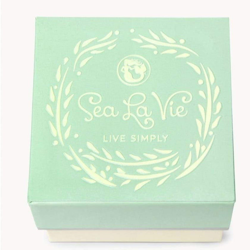 Sea La Vie Stud Earrings Blessed/Sea Foam Clover - Silver & Gold - JewelrySPARTINA 449