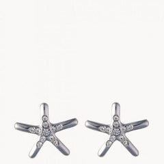 Sea La Vie Stud Earrings Shine/Starfish - Silver - JewelrySPARTINA 449