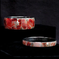 Shell Inlay Bangles - JewelryTideline