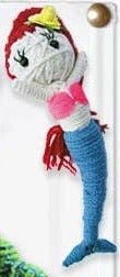 Shelly Mermaid - Inspirational String Doll Keychain - JewelryKamibashi