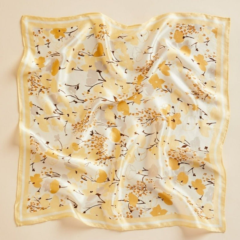 Small Silk Square Scarf - Salt Marsh Floral - AccessoriesSPARTINA 449