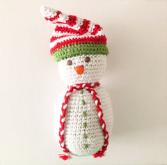 Snowman Rattle - RattlesPebble