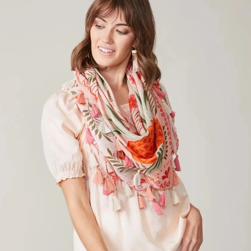 Square Scarf - Alljoy Landing Pineapple - AccessoriesSPARTINA 449