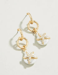 Starfish Groupie Earrings Pearl - EarringSPARTINA 449